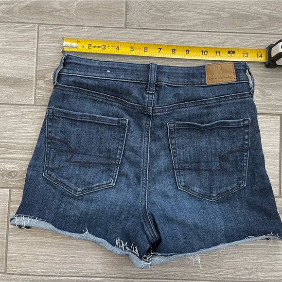 American Eagle Outfitters Jean shorts, Super Hi Rise Shortie—size 4••• - Picture 8 of 8
